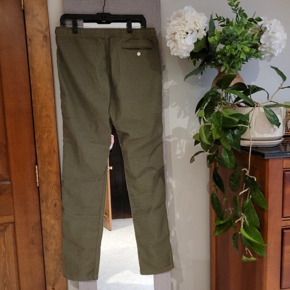 NWT Nonnative Wool Cotton Straight Leg Olive Pants Size M - Picture 2 of 4